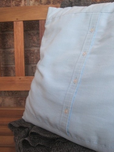 Dress Shirt Pillow - Buttons