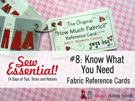 Sew Essential #8 - Know what you need