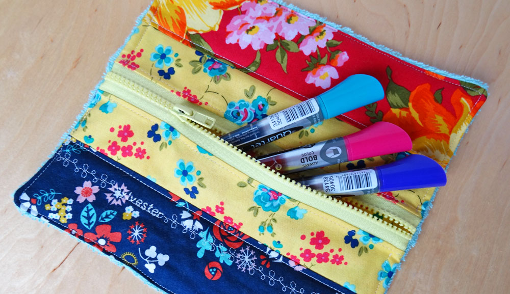 Dry Erase Eraser Zip Open