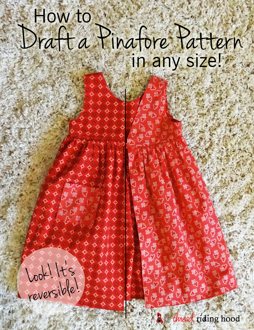 Draft a Pinafore Pattern in any size!
