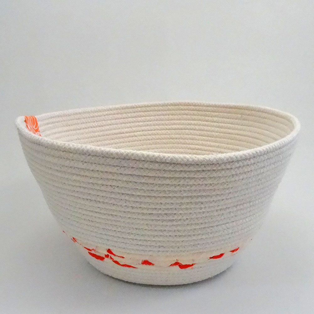 * Orange Rope Basket
