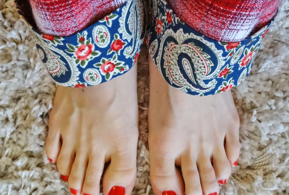 Plaid & Paisley Pajama Pants {+ DIY Cuff Tutorial}