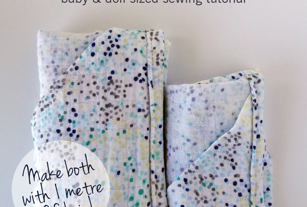 Easy Double Gauze Swaddle Blanket, with a Hood! {tutorial}