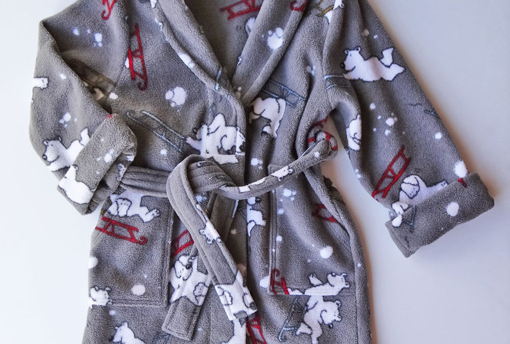 a cute Finley and Quinn Robe for the little one