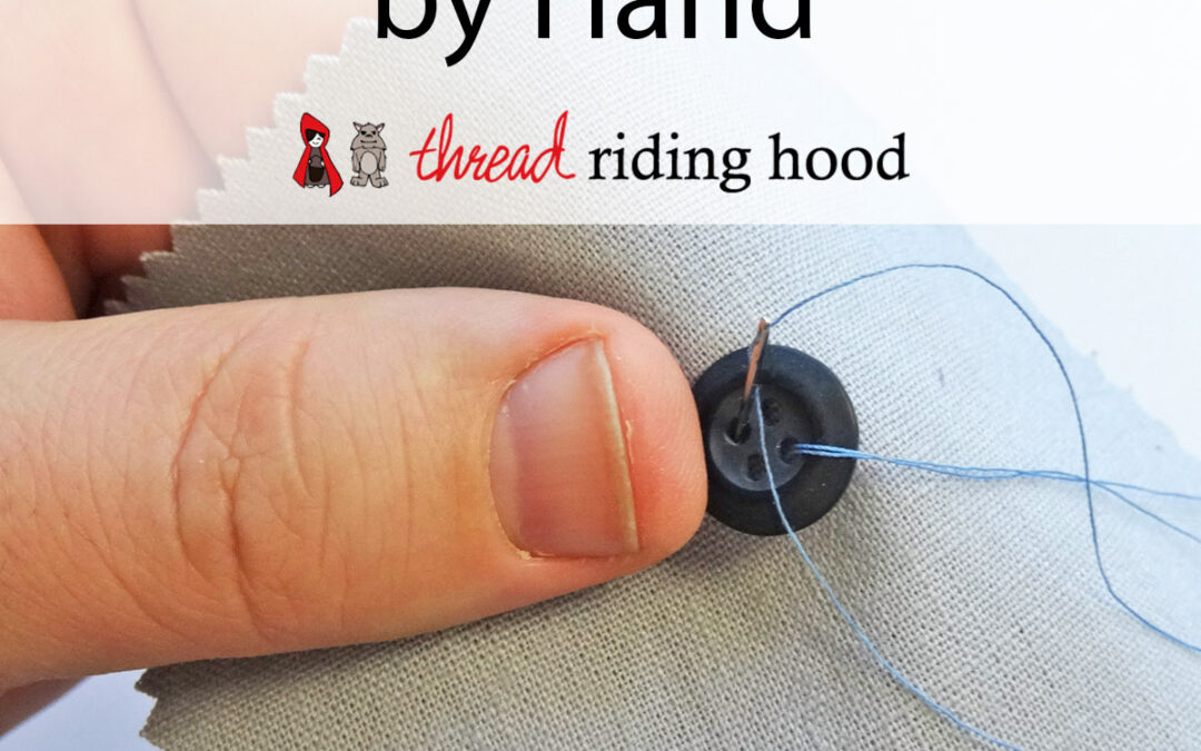 How to Sew on a Button by Hand!