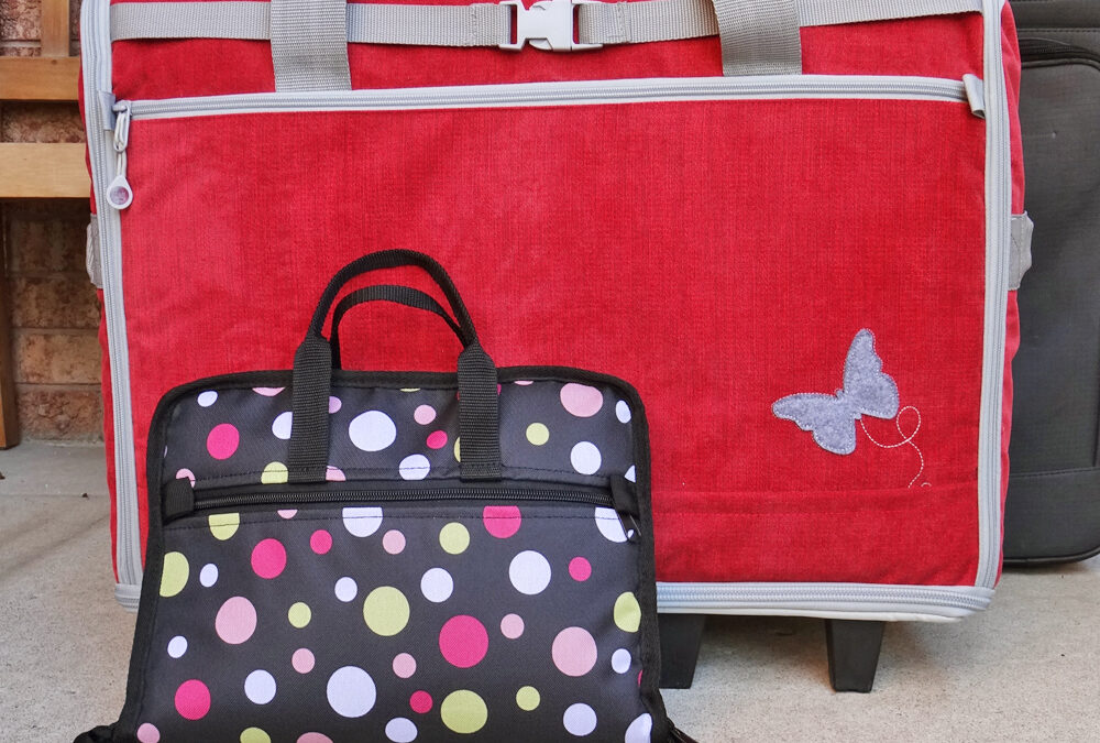 How to Travel with your Sewing Project in 5 Easy Steps!