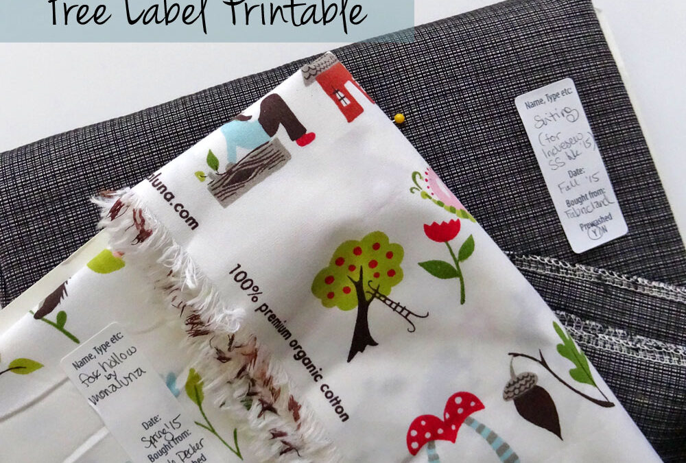 Organize Your Sewing Room with Free Printable Labels!