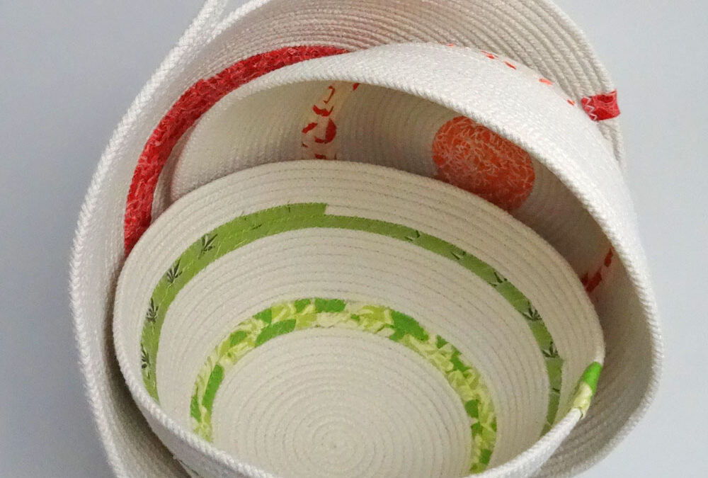 Coiled Rope Baskets