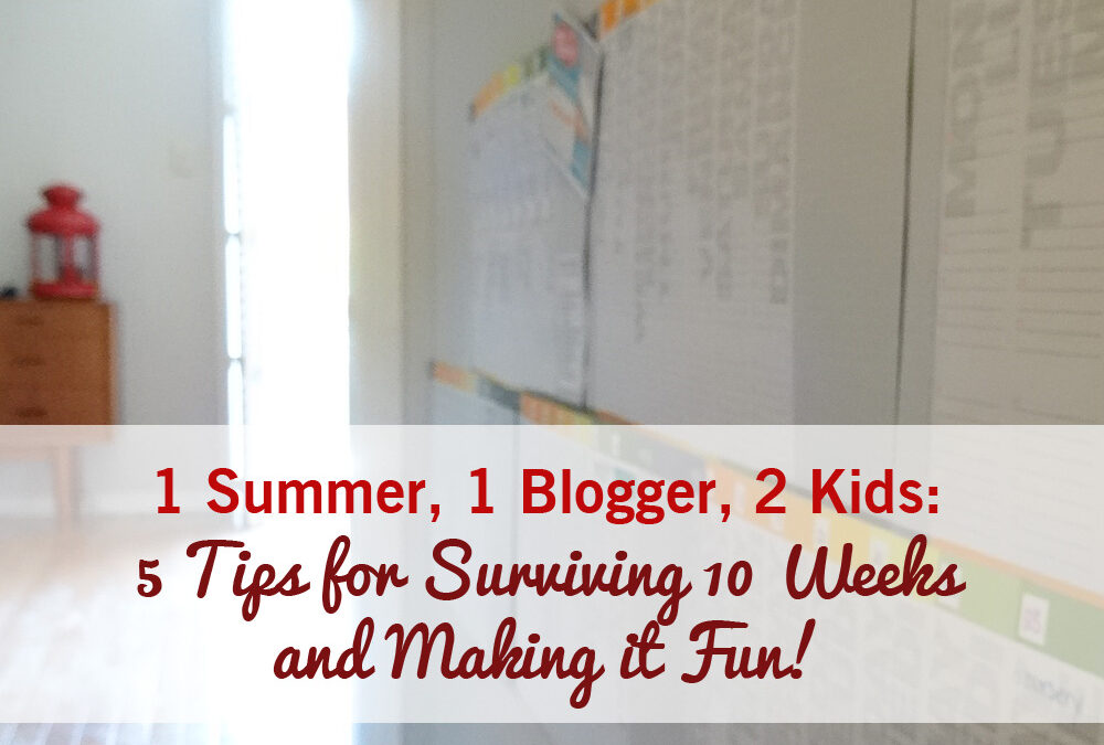 1 Summer, 1 Blogger, 2 Kids: 5 Tips for Surviving 10 Weeks and Making it Fun!