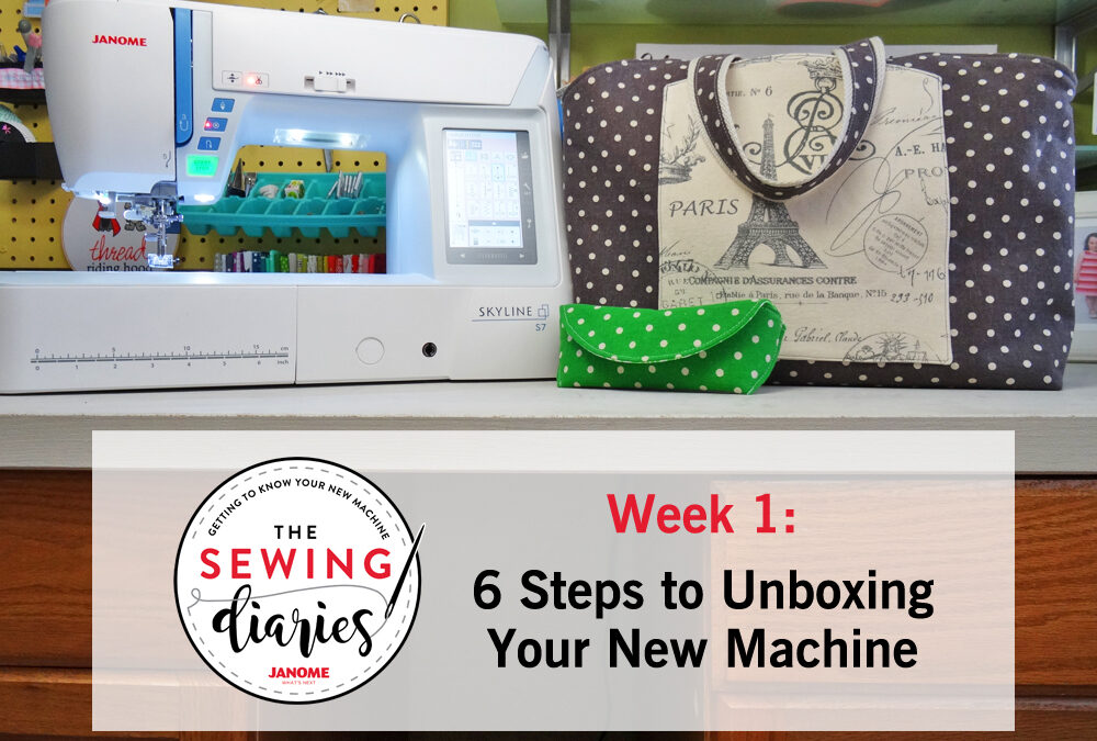 The Sewing Diaries – Meet Your New Machine! Week 1 {Part 2}