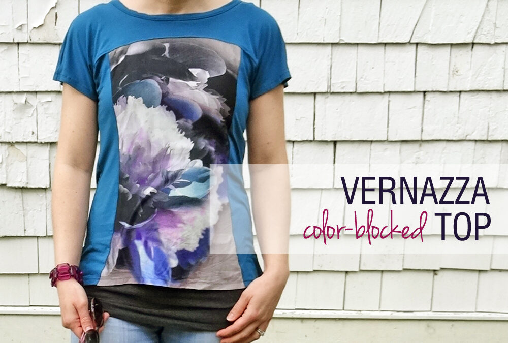 Vernazza Color-Block Top {pattern review}